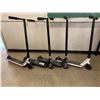 Image 1 : 4 ASSORTED SCOOTERS INCLUDING; WHITE FUZION & BLACK FUZION