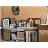 Image 1 : ASSORTED PHOTO FRAMES & FRAMED ART