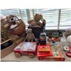 Image 7 : ASSORTED ITEMS INCLUDING; DESK TOP GUMBALL MACHINE, ASSORTED BASKETS, SEWING/KNITTING SUPPLIES, S...