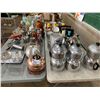 Image 1 : ASSORTED ITEMS INCLUDING; COFFEE POTS, PITCHERS, THERMOS', ASH TRAYS & MORE (TABLES NOT INCLUDED)