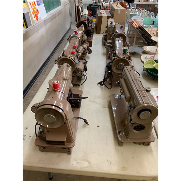 ASSORTED SEWING MACHINES INCLUDING; SINGER & PIEDMONT (TABLE NOT INCLUDED)