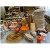 Image 8 : ASSORTED ITEMS INCLUDING; VASES, ASSORTED DISHES, NAPKIN HOLDERS & MORE (TABLES NOT INCLUDED)