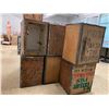 Image 3 : ASSORTED WOOD & METAL CRATES