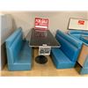 Image 2 : ASSORTED DINER FURNITURE INCLUDING; BOOTH SEATS, TABLES & LIGHT BOX (MUST TAKE ALL)