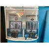 Image 7 : ASSORTED DINER FURNITURE INCLUDING; BOOTH SEATS, TABLES & LIGHT BOX (MUST TAKE ALL)