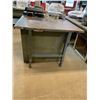 Image 2 : ASSORTED ITEMS INCLUDING; PAPER TOWEL DISPENSERS, TOWEL RINGS, VENTS, METAL & WOOD SHOP TABLE, 2 ...