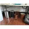 Image 3 : ASSORTED ITEMS INCLUDING; BINDERS, WASTE BINS, LAPTOP BAG & MORE (TABLE NOT INCLUDED)