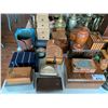 Image 2 : ASSORTED ITEMS INCLUDING; LOCK BOXES, FAKE BOOK, JEWELRY BOXES & MORE (TABLE NOT INCLUDED)