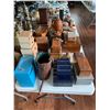 Image 5 : ASSORTED ITEMS INCLUDING; LOCK BOXES, FAKE BOOK, JEWELRY BOXES & MORE (TABLE NOT INCLUDED)