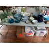 Image 1 : ASSORTED ITEMS INCLUDING; DISHWARE, BOOKS, PAPER FOOD PRODUCTS & MORE (TABLE NOT INCLUDED)