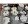 Image 2 : ASSORTED ITEMS INCLUDING; BONE CHINA, PITCHER SET, BUTTER DISH, FLOUR CONTAINER & MORE (TABLE NOT...
