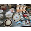 Image 4 : ASSORTED ITEMS INCLUDING; BONE CHINA, PITCHER SET, BUTTER DISH, FLOUR CONTAINER & MORE (TABLE NOT...