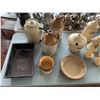 Image 2 : ASSORTED ITEMS INCLUDING; TEA SET, CAST IRON PANS, CAST IRON POTS & MORE (TABLE NOT INCLUDED)