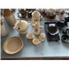 Image 3 : ASSORTED ITEMS INCLUDING; TEA SET, CAST IRON PANS, CAST IRON POTS & MORE (TABLE NOT INCLUDED)