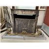 Image 2 : ASSORTED FIREPLACE ITEMS INCLUDING; TOOL SETS, FIREWOOD HOLDER, FIREPLACE FRAME & MORE