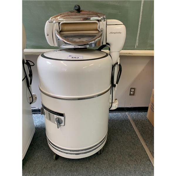 SIMPLICITY VINTAGE MOBILE CLOTHES WASHER
