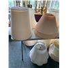 Image 2 : ASSORTED LAMP SHADES (TABLE NOT INCLUDED)