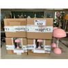 Image 1 : 6 PINK DESK LAMPS