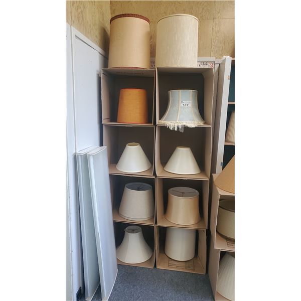 ASSORTED LAMP SHADES