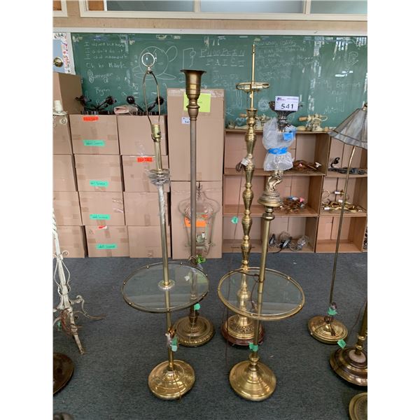 4 ASSORTED FLOOR LAMPS