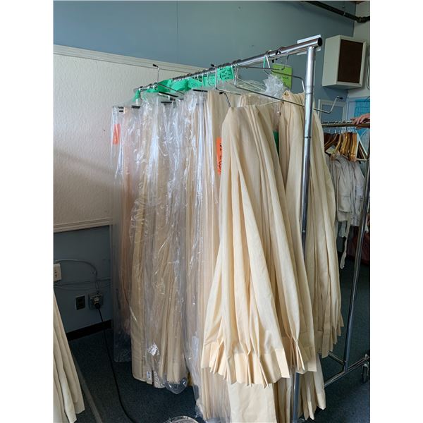 RACK OF CURTAINS