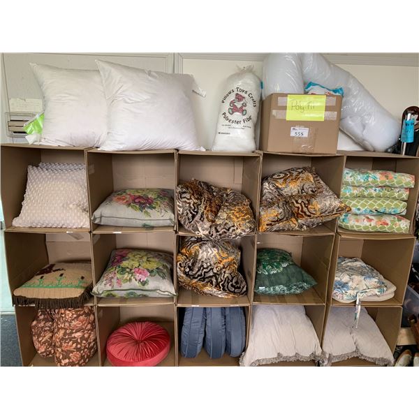 ASSORTED THROW PILLOWS
