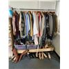 Image 1 : RACK OF ASSORTED CLOTHING & SHOES