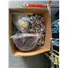 Image 2 : RACK & BOX OF ASSORTED HANGING BEADS