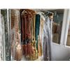 Image 2 : RACK OF ASSORTED CURTAINS & CURTAIN TIES