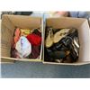 Image 3 : 7 BOXES OF ASSORTED ITEMS INCLUDING; SHOES, STUFFED ANIMALS, CLOTHING & MORE