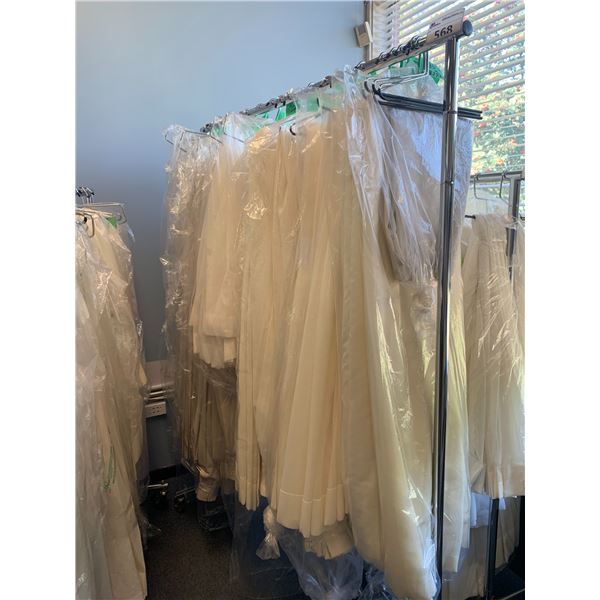 RACK OF ASSORTED CURTAINS