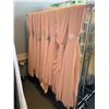 Image 2 : 2 RACKS OF ASSORTED CURTAINS