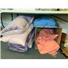 Image 4 : ASSORTED ITEMS INCLUDING; FLOOR MATS, PILLOWS, BLANKETS & MORE (TABLE NOT INCLUDED)