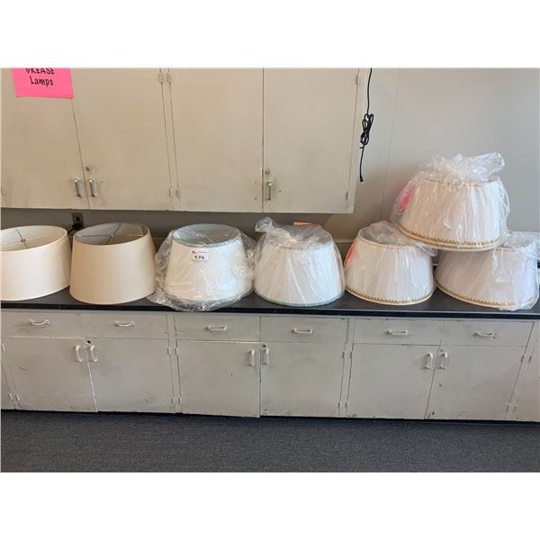 ASSORTED LAMP SHADES