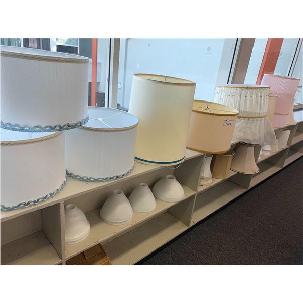 ASSORTED LAMP SHADES