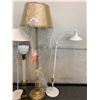 Image 2 : 5 ASSORTED FLOOR LAMPS WITH SOME SHADES