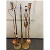 Image 2 : 5 ASSORTED FLOOR LAMPS