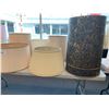 Image 2 : ASSORTED LAMP SHADES (TABLE NOT INCLUDED)