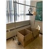 Image 1 : RACK & 3 BOXES OF ASSORTED HANGING LAMPS