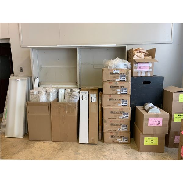 ASSORTED LIGHTING INCLUDING; TUBE LIGHT FIXTURES, LED BATHROOM BARS, CEILING & WALL FIXTURES & MORE