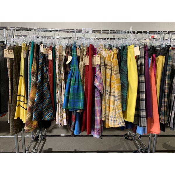 *L2* RACK OF ASSORTED SKIRTS (RACK NOT INCLUDED)