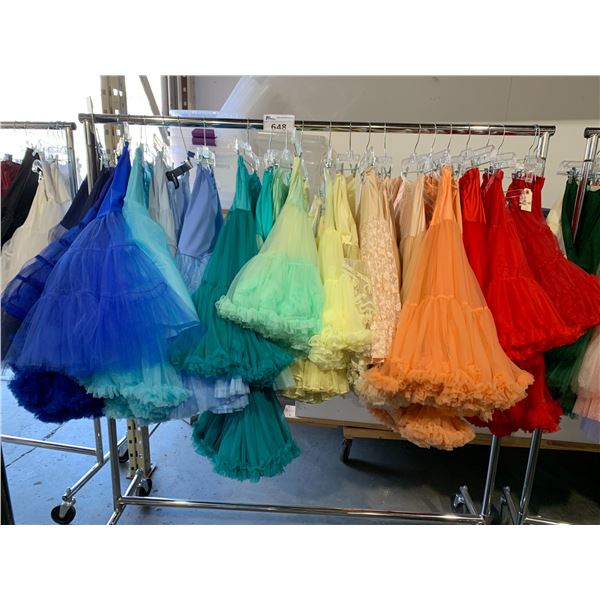 *L2* RACK OF ASSORTED CRINOLINES (RACK NOT INCLUDED)