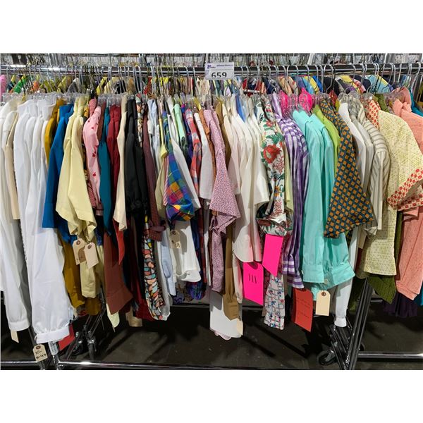 *L2* RACK OF ASSORTED SHIRTS (RACK NOT INCLUDED)