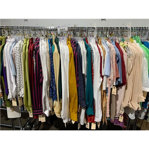 *L2* RACK OF ASSORTED SHIRTS (RACK NOT INCLUDED)