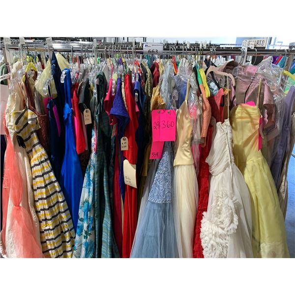 *L2* RACK OF ASSORTED DRESSES (RACK NOT INCLUDED)