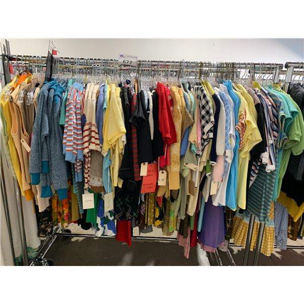 *L2* RACK OF ASSORTED KNITTED CLOTHING (RACK NOT INCLUDED)