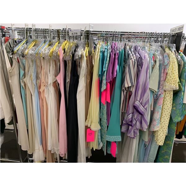 *L2* RACK OF ASSORTED HOUSE DRESSES & SLEEP WEAR (RACK NOT INCLUDED)