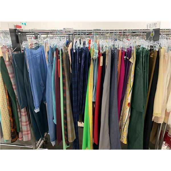 *L2* RACK OF ASSORTED SLIPS & PANTS (RACK NOT INCLUDED)