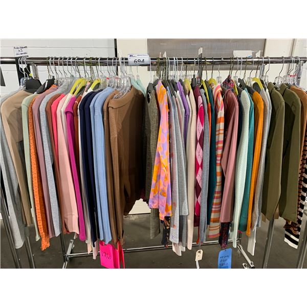 *L2* RACK OF ASSORTED TOPS (RACK NOT INCLUDED)