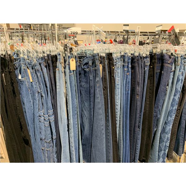 *L2* RACK OF ASSORTED JEANS (RACK NOT INCLUDED)